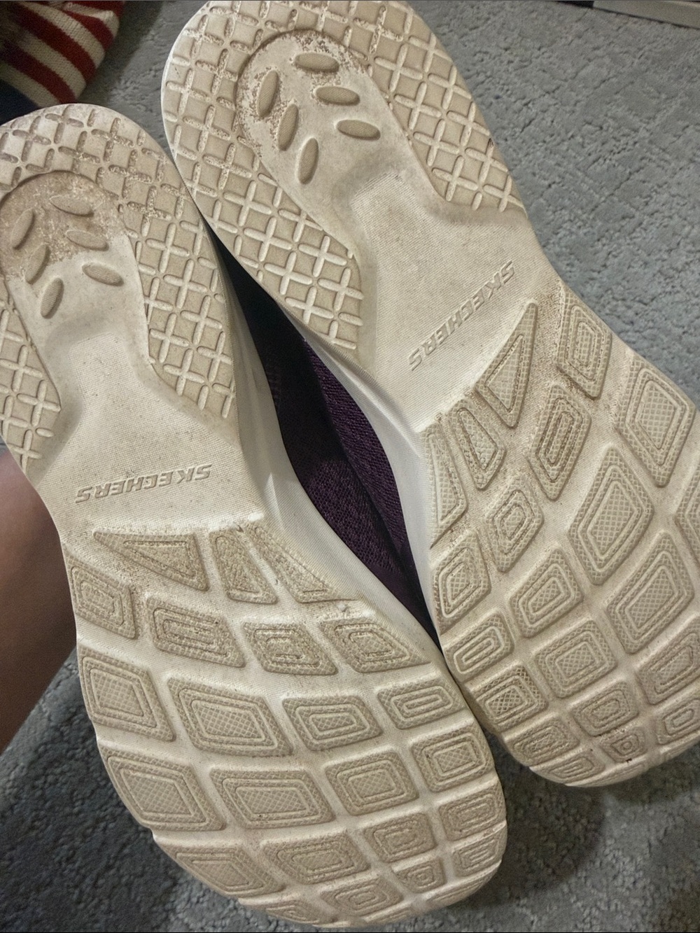 Skechers Women's Slip-On Athletic Sneakers - Plum Purple - Picture 5 of 5
